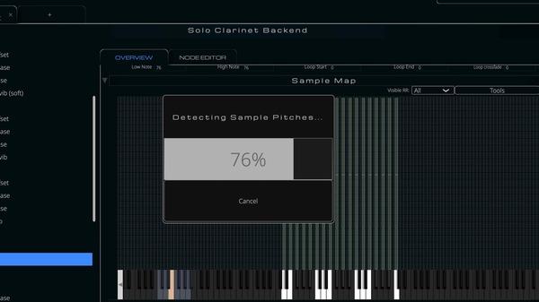 Sample pitch detection